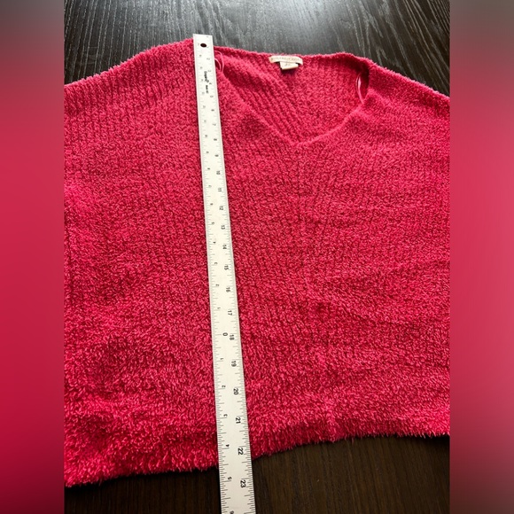 Sincerely Jules sweater  v neck fuzzy slouchy‎ grunge relaxed hobo drapey - Picture 9 of 11